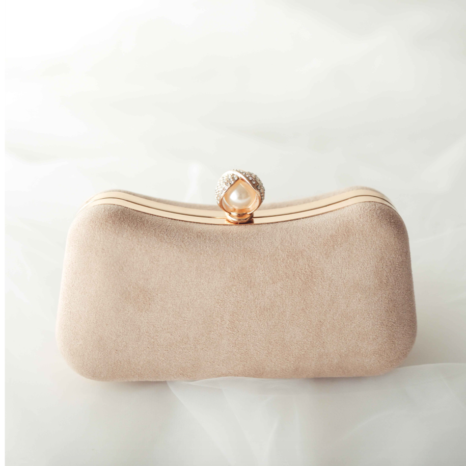 Pearl & Rhinestone Clutch
