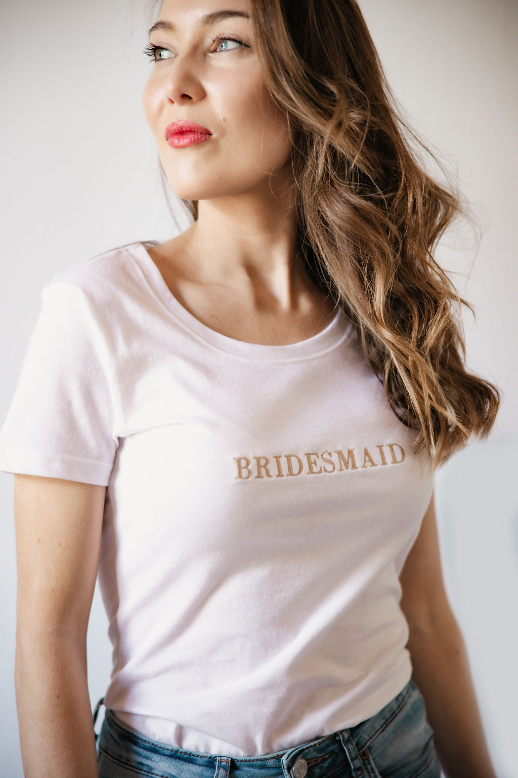 Bridesmaid Embroidered T-Shirt