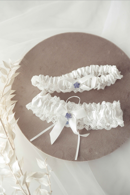 Ivory Lace Garter