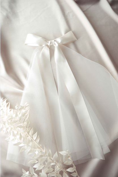 Satin & Tulle Bow